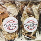 Tasty Good Toffee White Chocolate Pecan Toffee :: Small batch, handmade in Lincoln, Nebraska. Buy White Chocolate Pecan Toffee